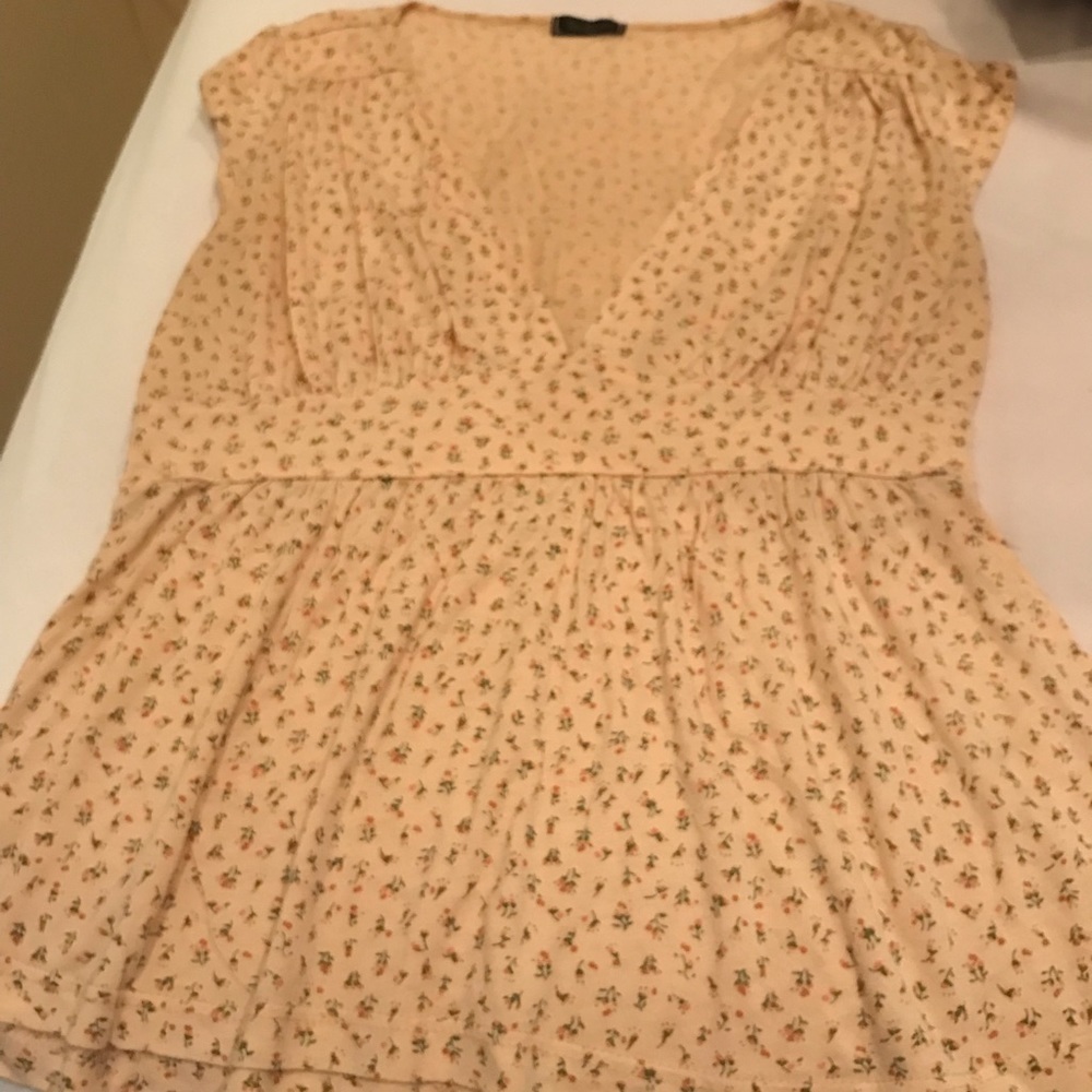 V-neck blouse